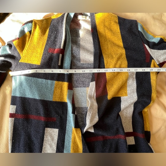 Coco & Main multicolor cardigan sweater - size XL - Picture 5 of 7